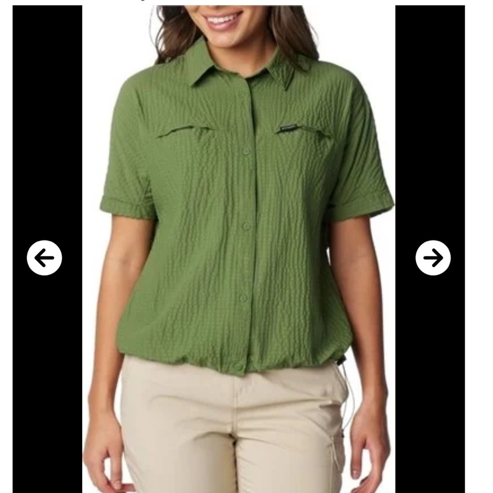 NWT Women’s Columbia Boundless Trek SS Button Up‎ Shirt